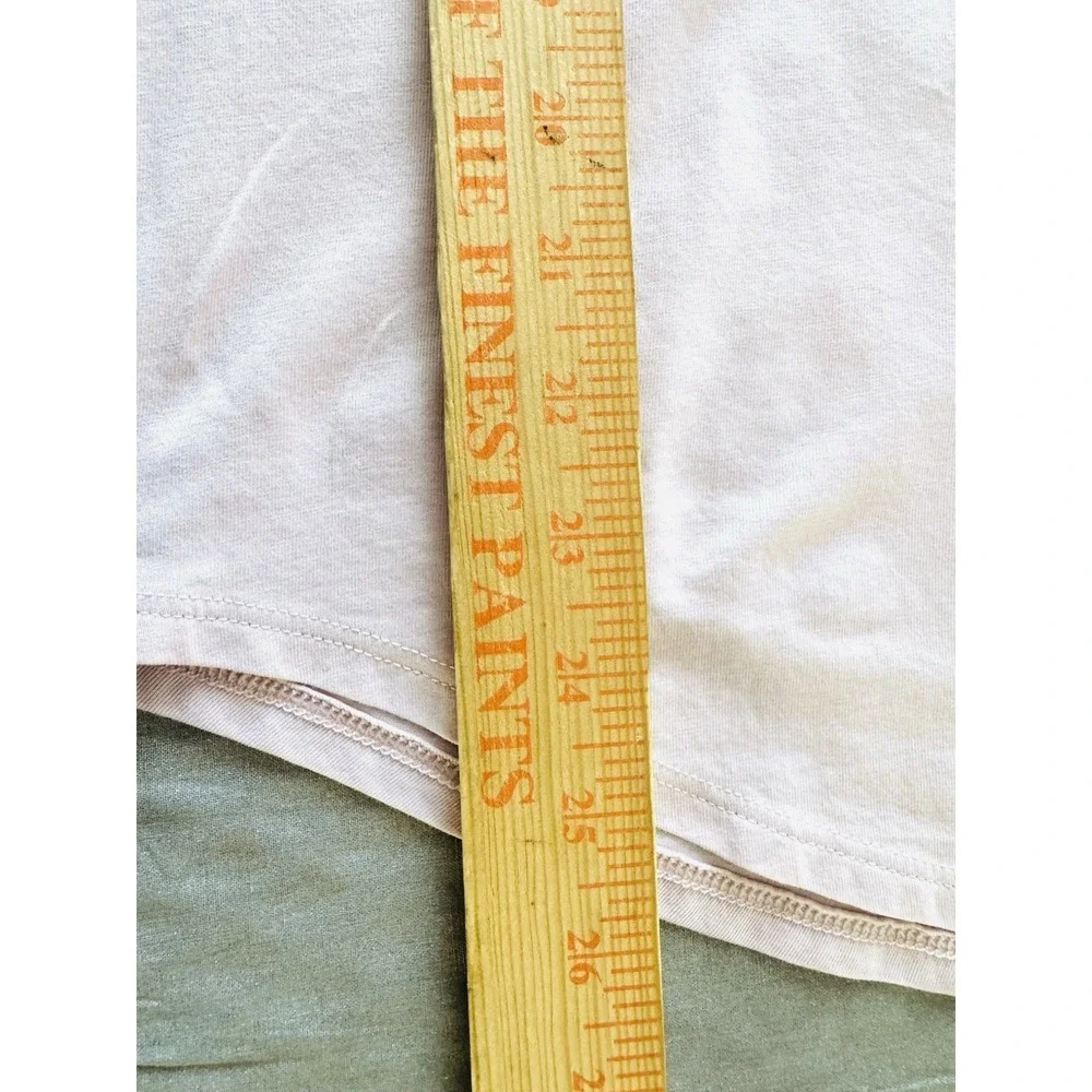 Lululemon Pink Pima Cotton Love V-Neck Tee Size 8 Athletic‎ Yoga Top - Picture 6 of 6